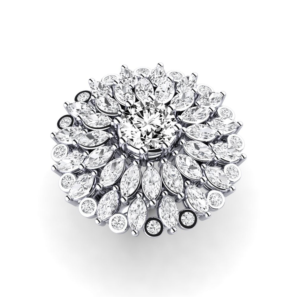 14K White Gold Ring Masumi