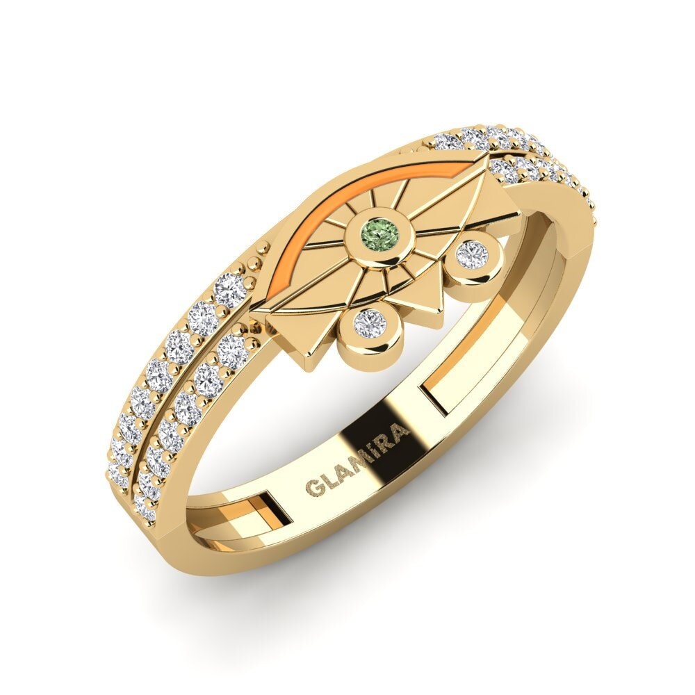 Green Diamond Ring Matagofie