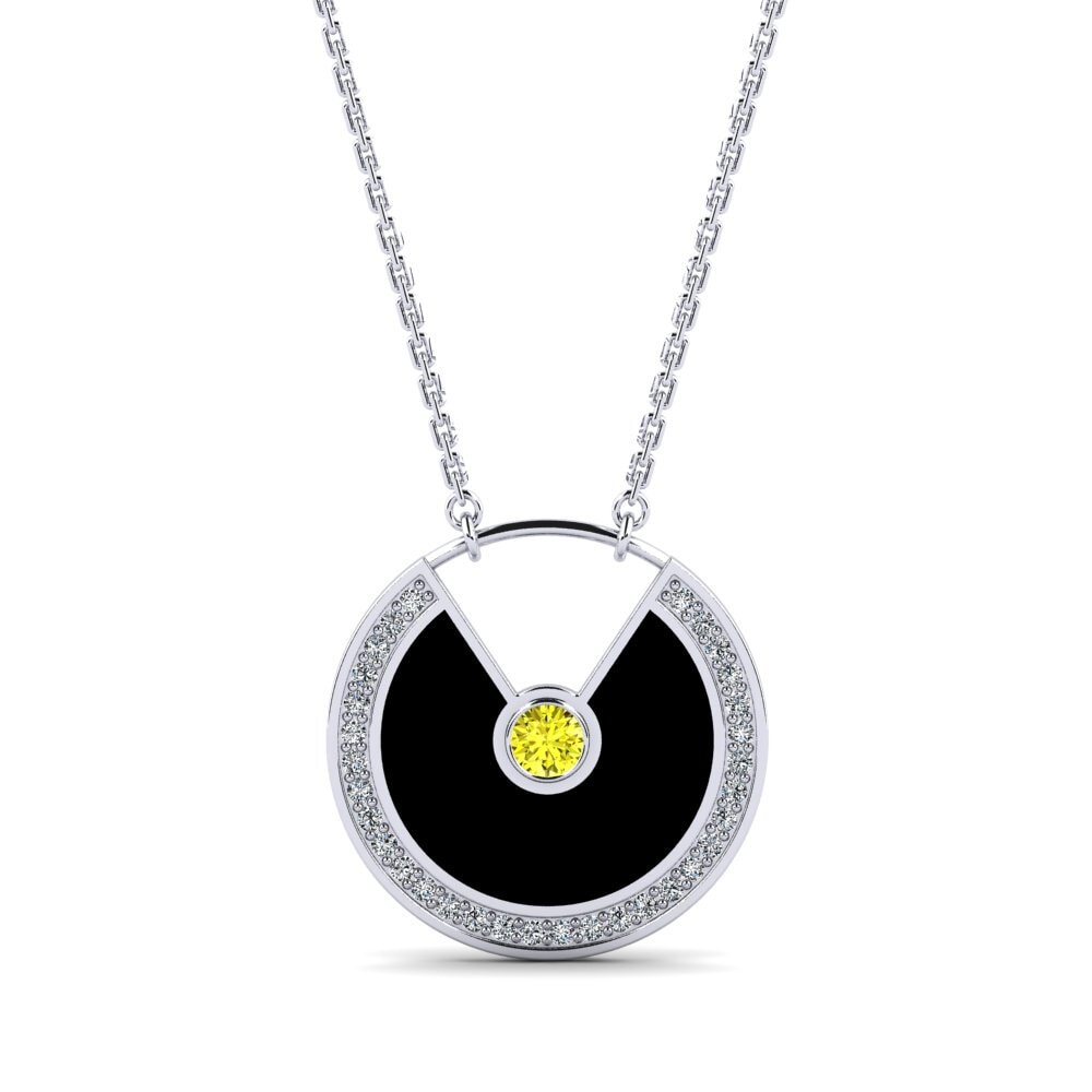 Yellow Diamond Women's Necklace Matan