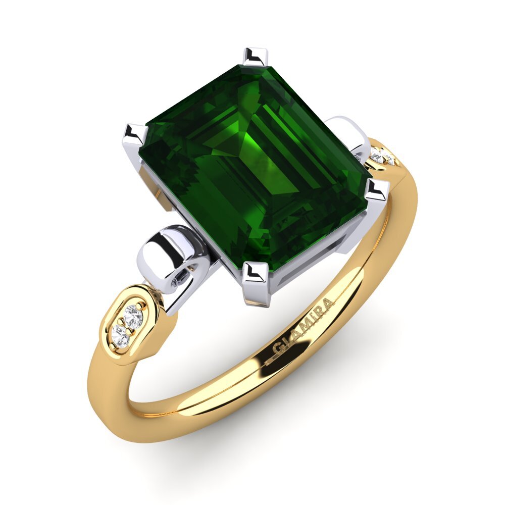 14ct Yellow / White Gold Engagement Ring Mathina