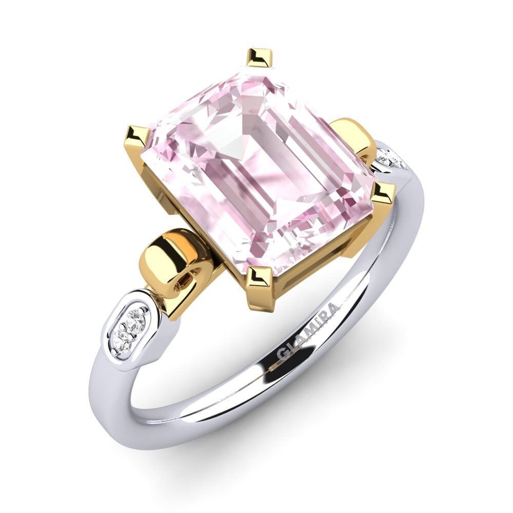18ct White / Yellow Gold Engagement Ring Mathina