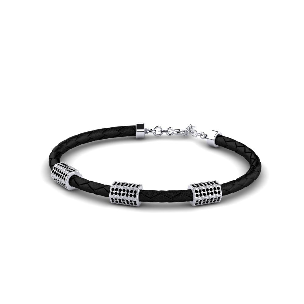 Black Sapphire Men's Bracelet Mati