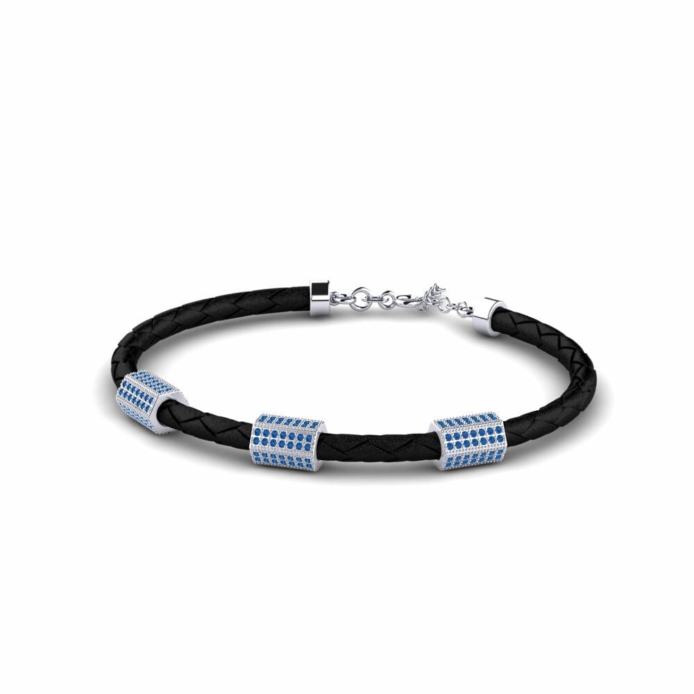 sapphire-zirconia Gelang Lelaki Mati