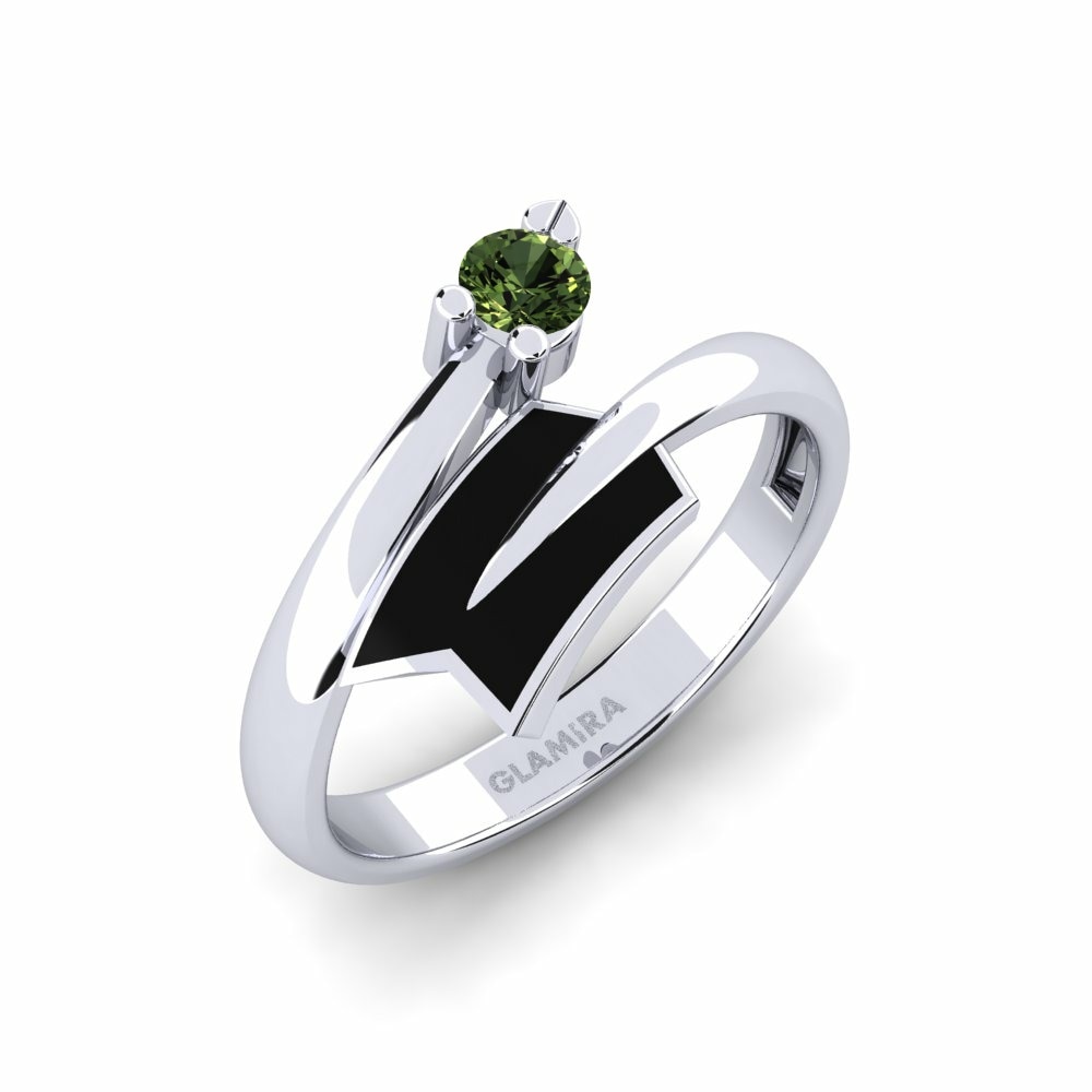 Green Sapphire Ring Mattella