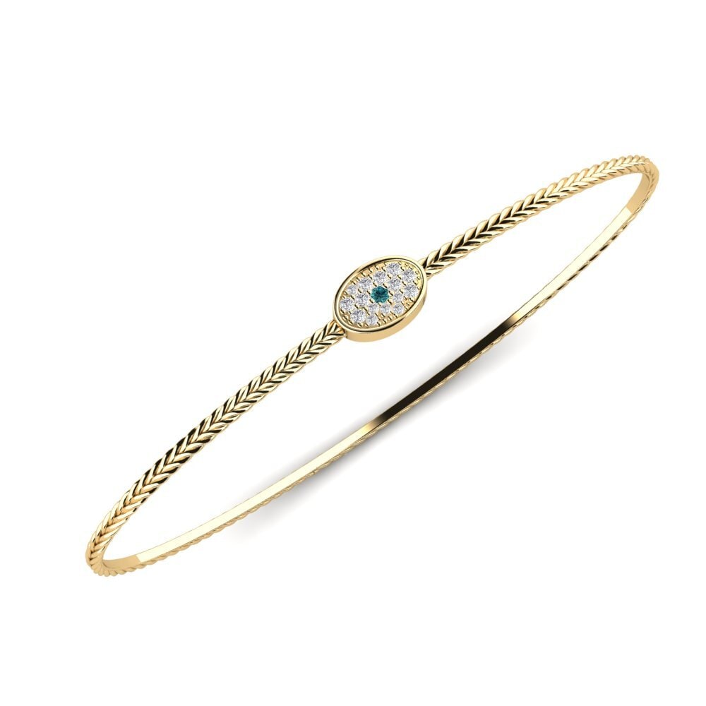 Blauer Diamant Handmanschette Matter