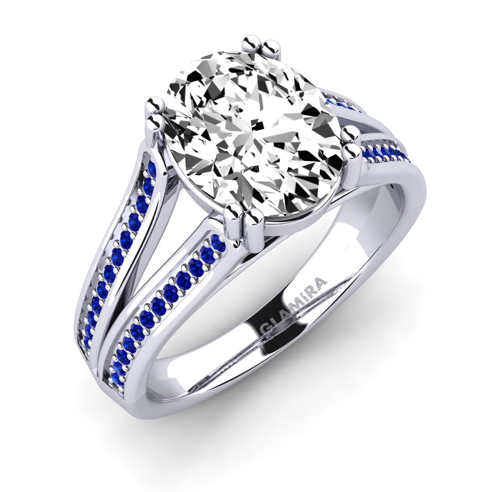 Đá Moissanite Nhẫn đính hôn Matteya