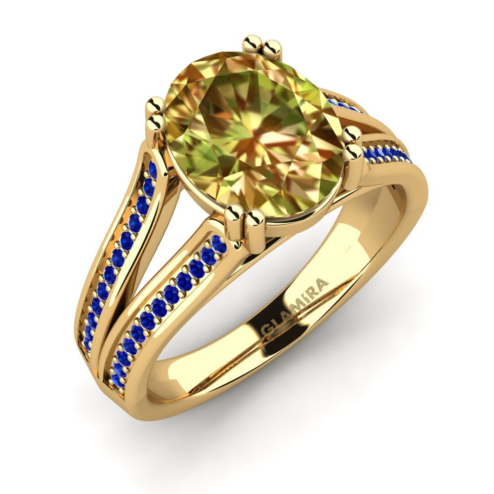 18ct Yellow Gold Engagement Ring Matteya