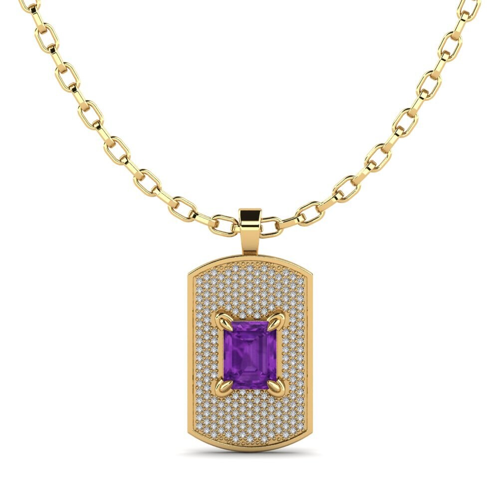 Amethyst Men's Pendant Matthew