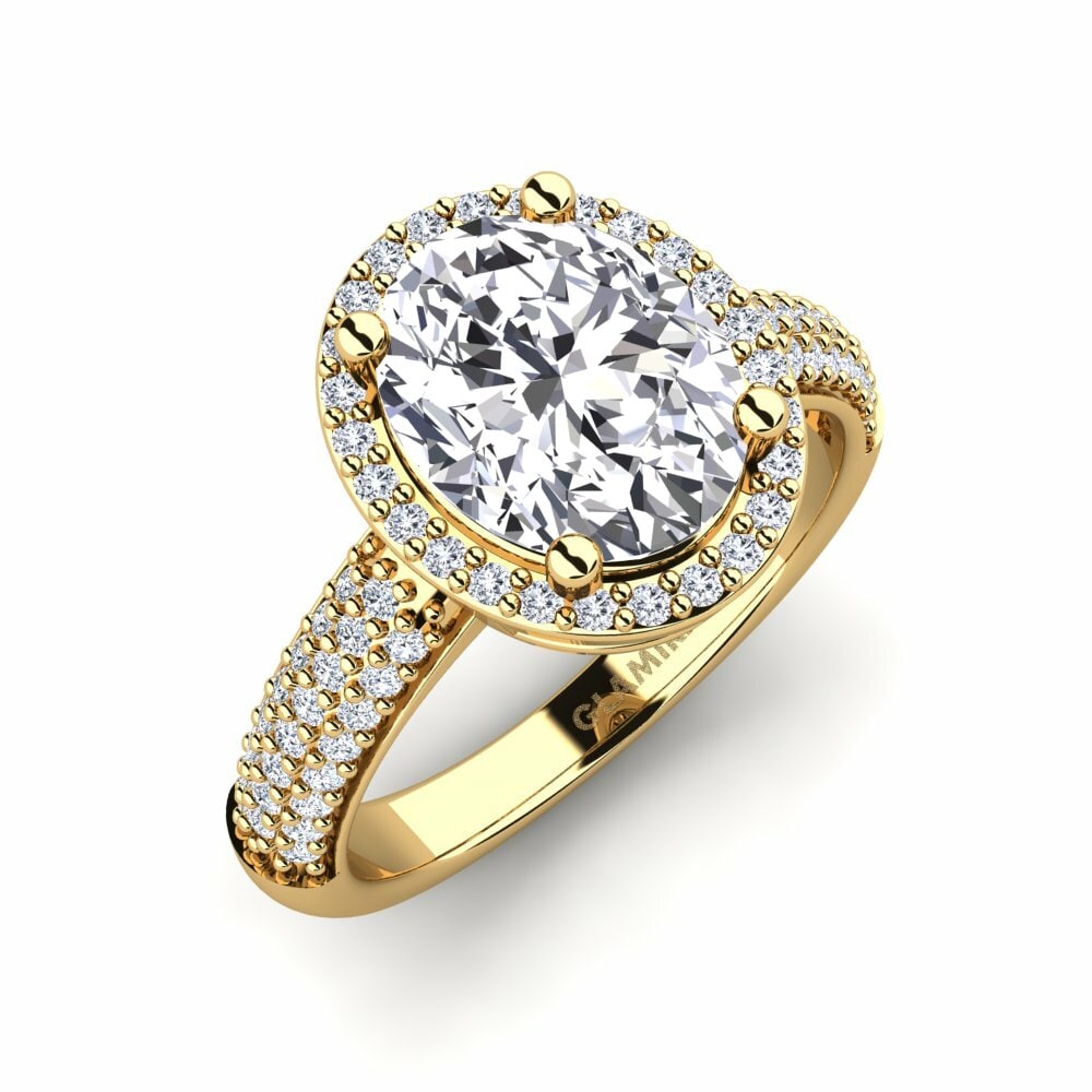 14k Yellow Gold Engagement Ring Mattina