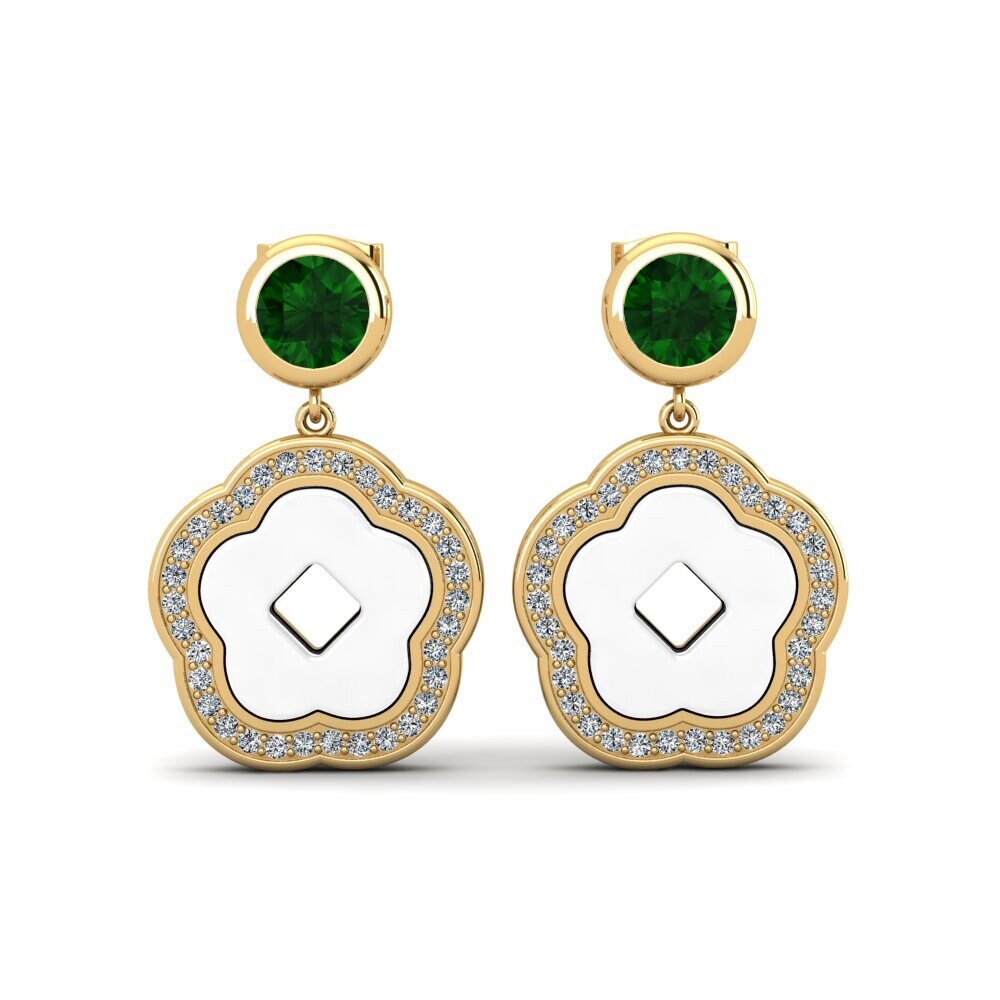 Green Tourmaline Women's Earring Mattos