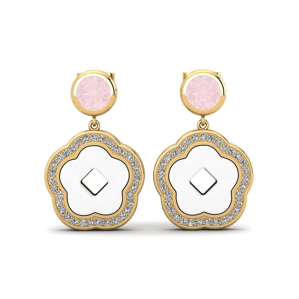 Rose Quartz Women's Earring Mattos