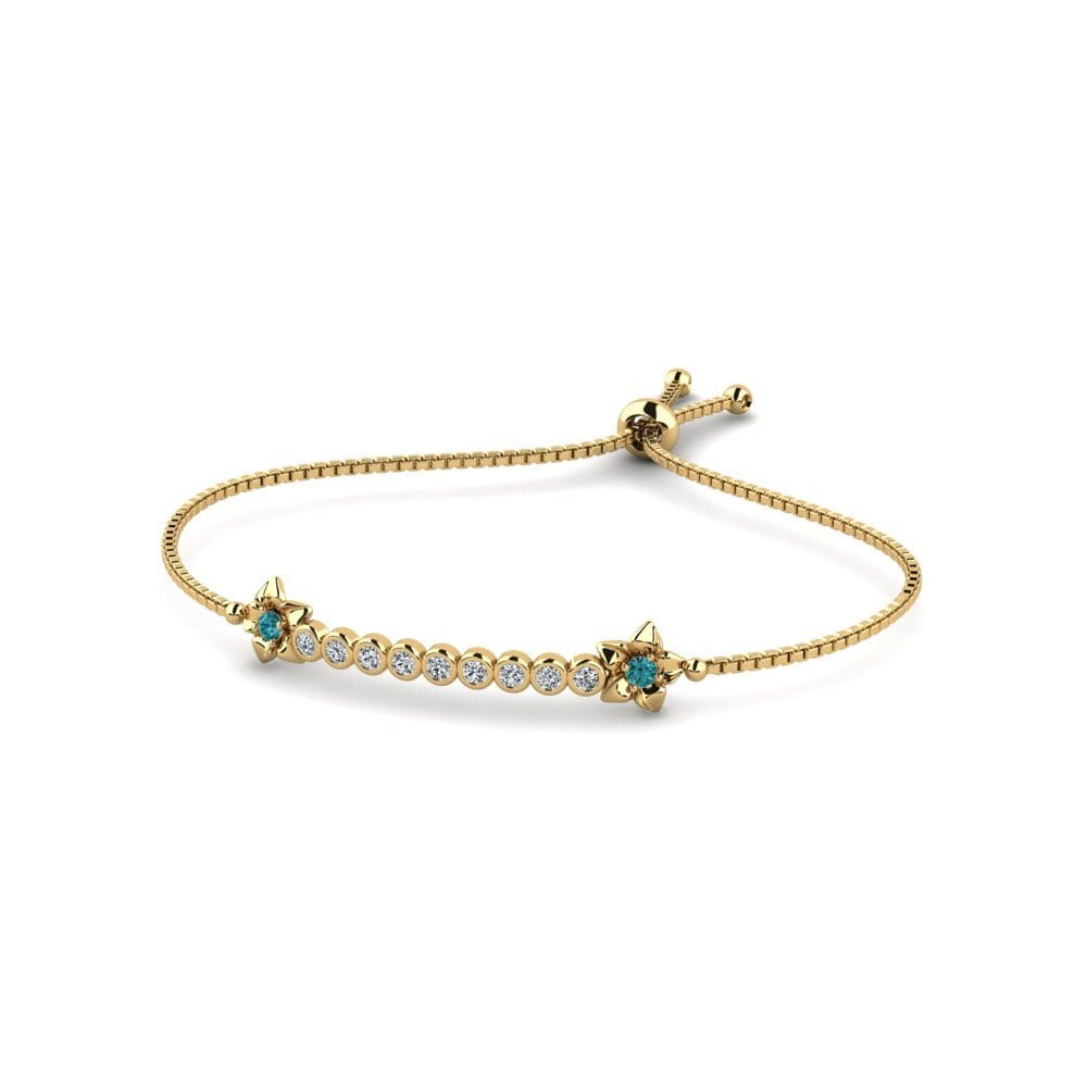Diamante Azul Pulsera de Mujer Maud