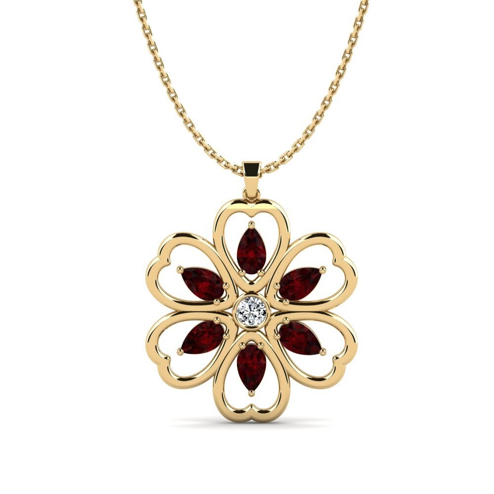 Garnet Women's Pendant Maudo