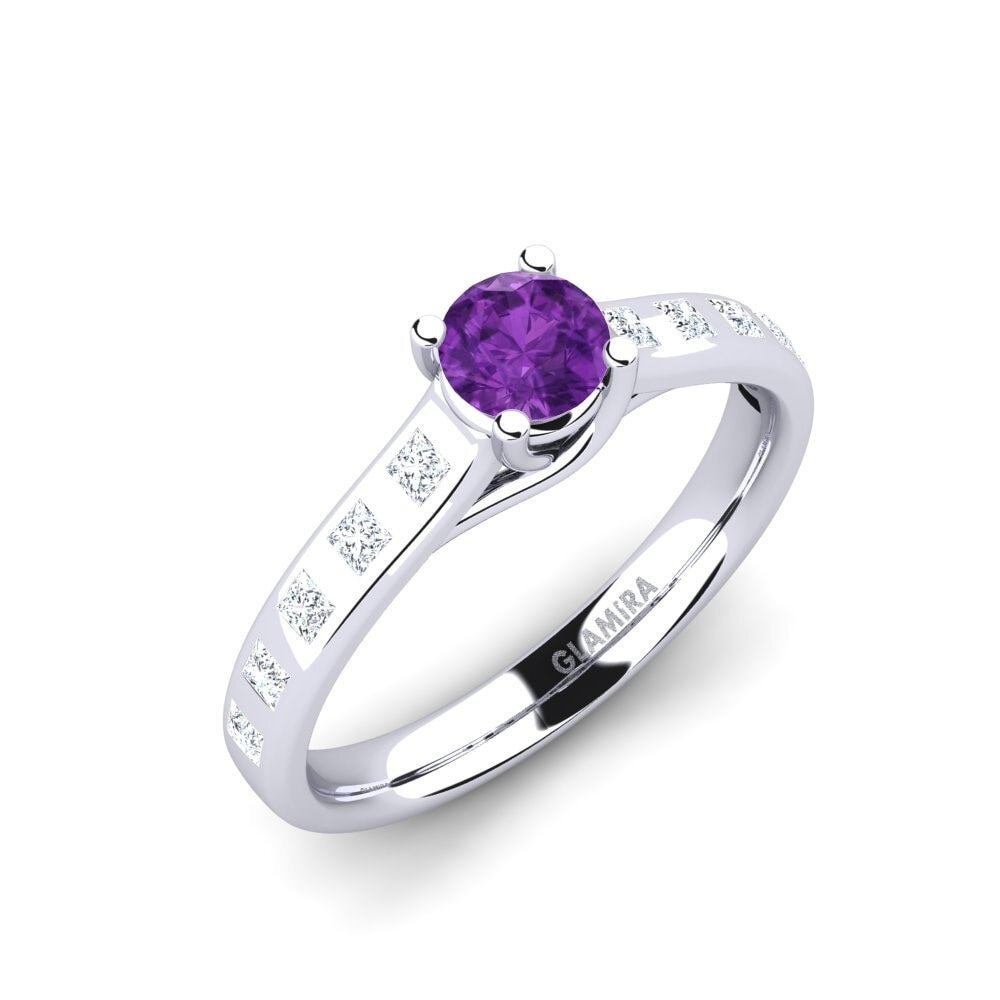 Amatista Anillo de compromiso Mauricette