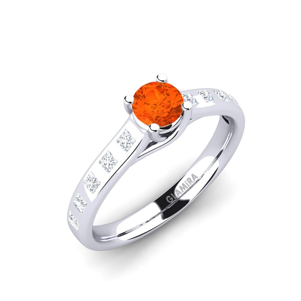 Fire-Opal Engagement Ring Mauricette