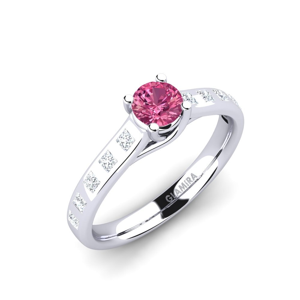 Pink Tourmaline Engagement Ring Mauricette