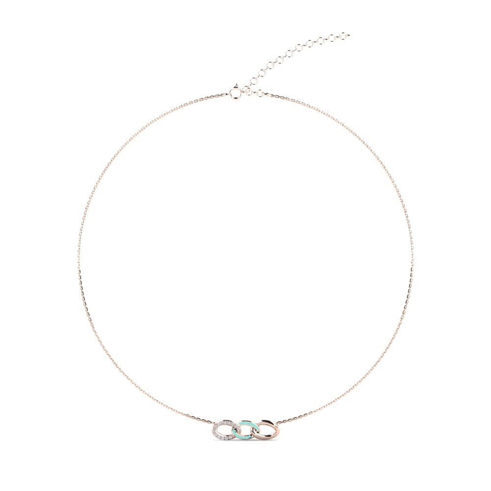 14ct Rose Gold Women's Choker Necklace Mautinoa
