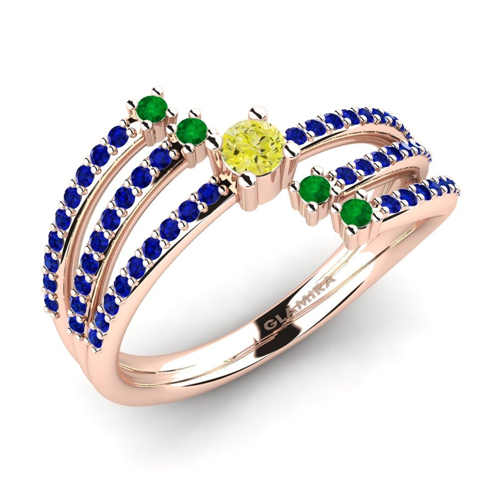 18ct Rose Gold Engagement Ring Mavra
