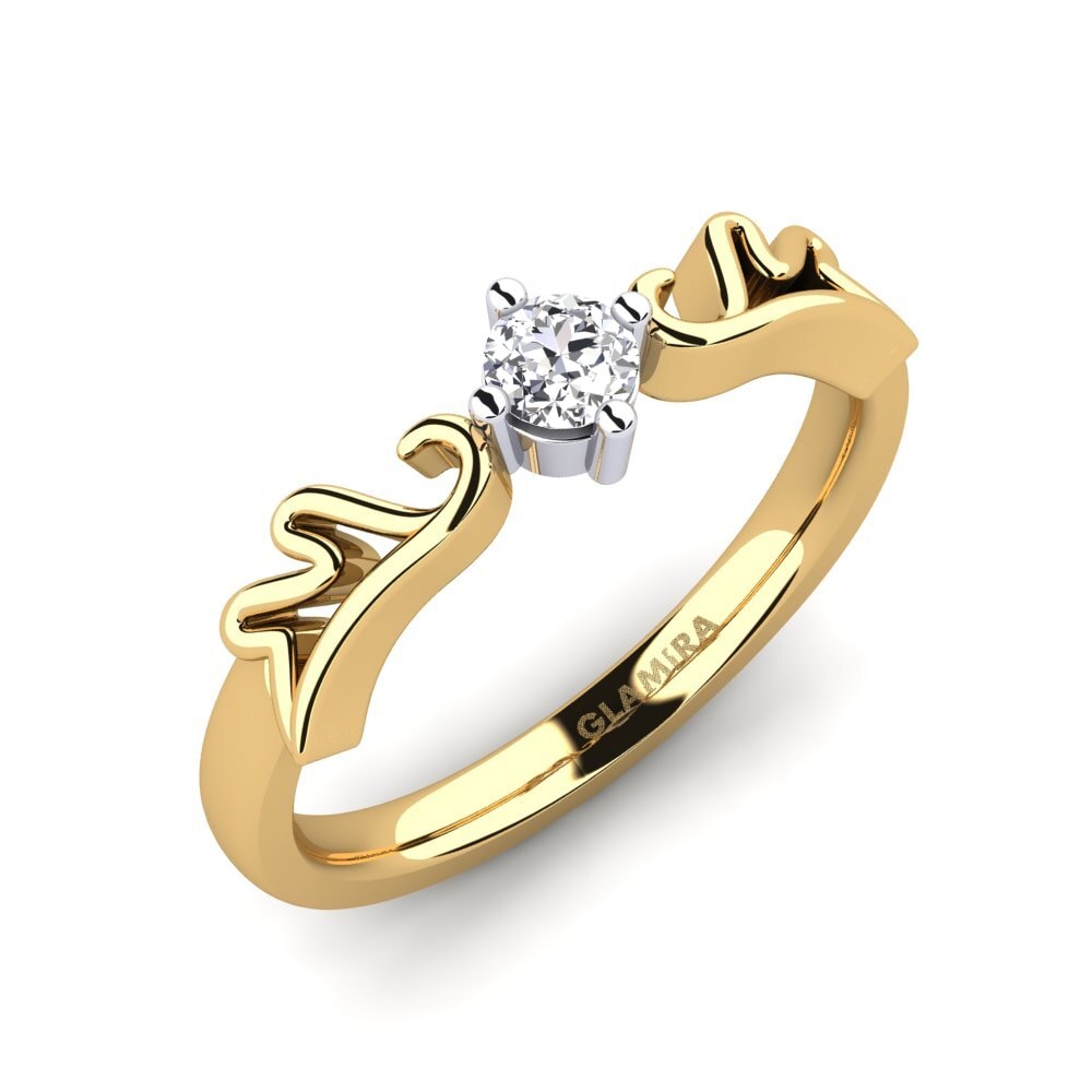 Moissanite Engagement Ring Maya 0.16 crt