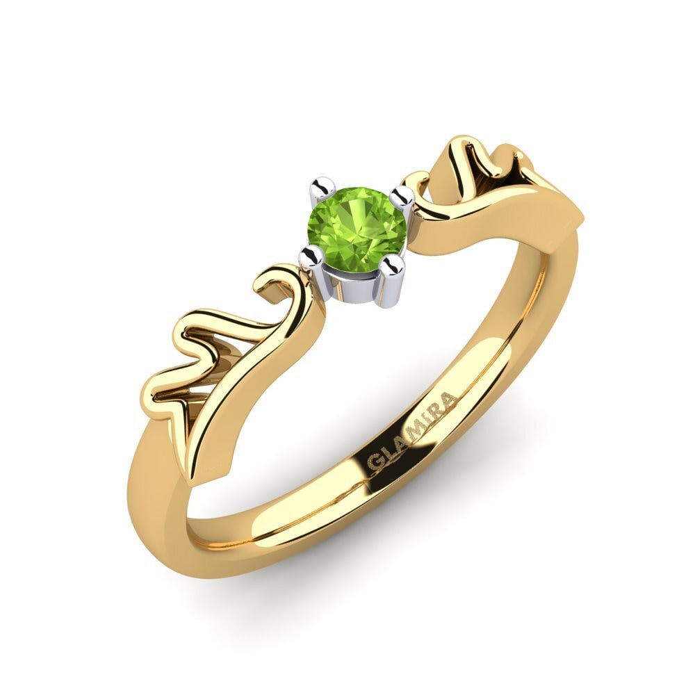 Peridot Verlobungsring Maya 0.16 crt