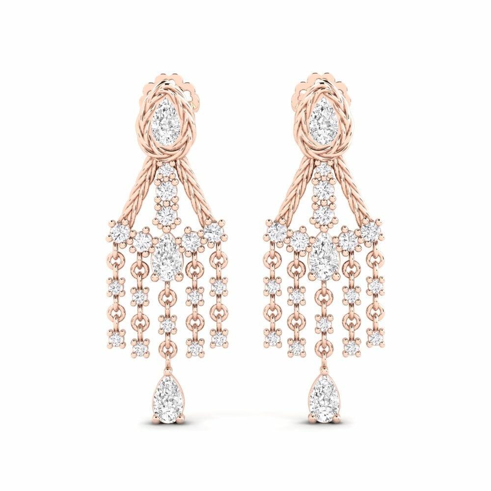 14k Rose Gold Women's Earring Mayenzo