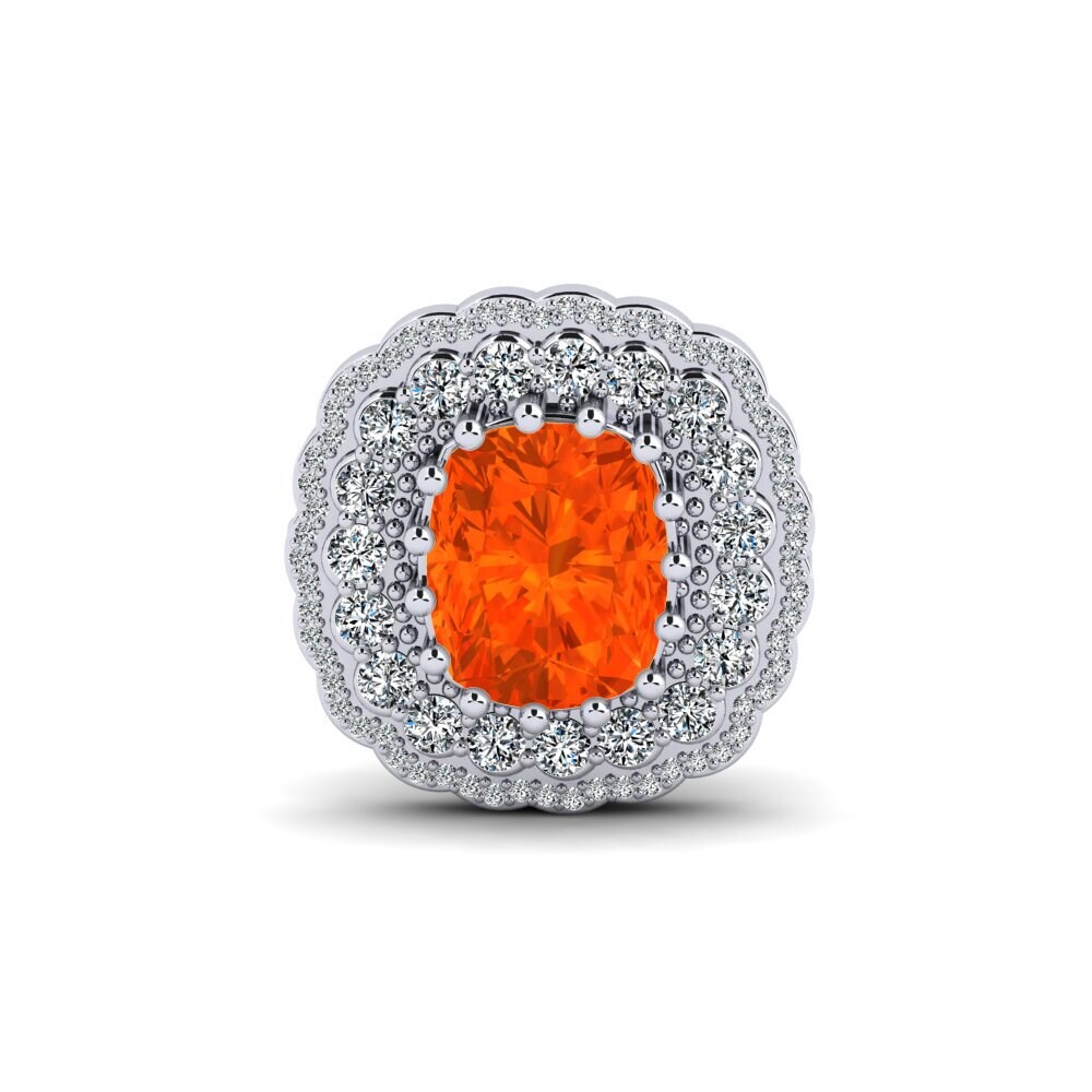 Fire Opal Brooch Maysem