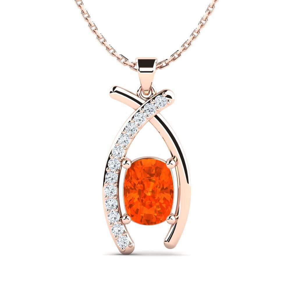 Fire Opal Women's Pendant Mayzelle