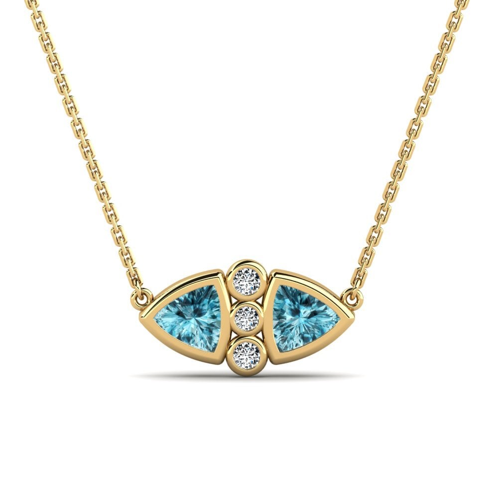 Blue Zircon Women's Necklace Mcferron