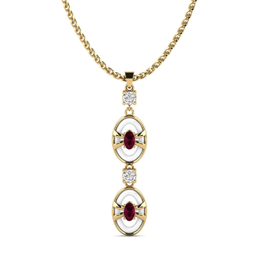 Granate Rhodolite Colgante de Mujer Mcilrath