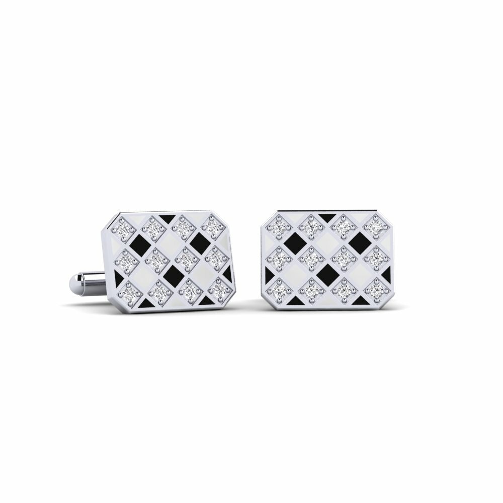 Diamant Bouton de manchette Mechil