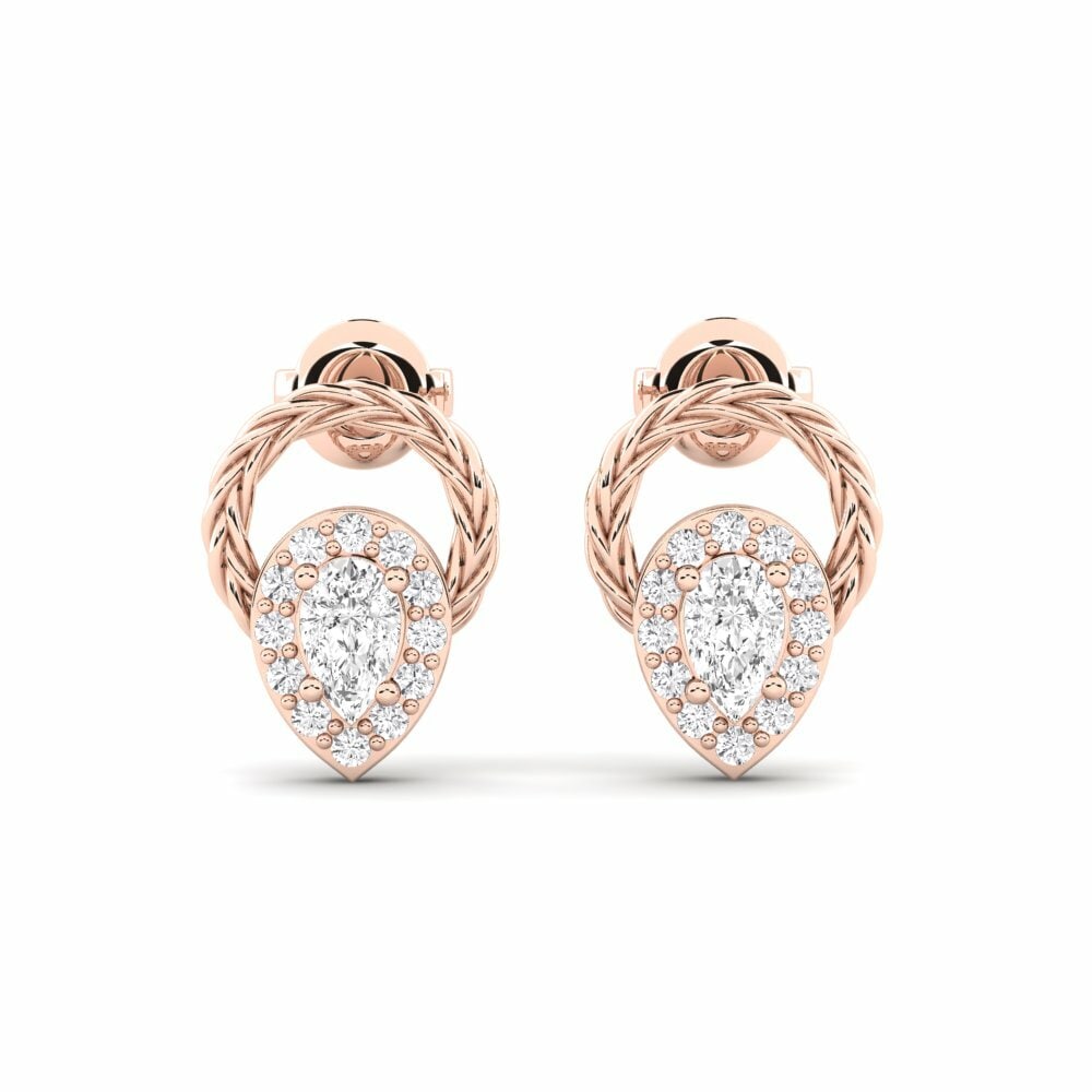 Oro Rosso 585 Orecchino da donna Meghr