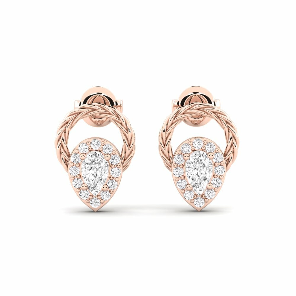 14k Rose Gold Women's Earring Meghr