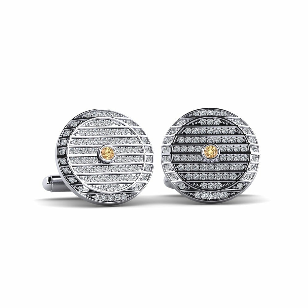 Brown Diamond Cufflink Megumi