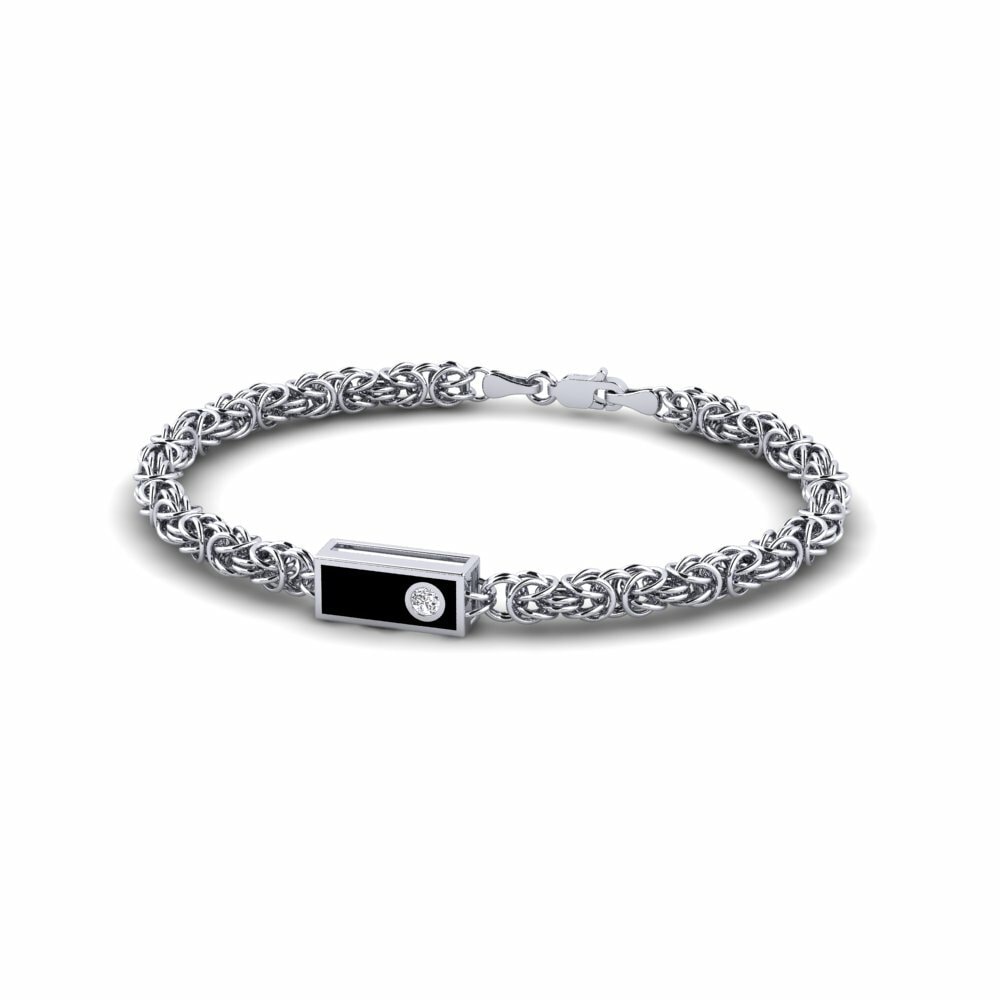 Mens diamond store bracelet for sale
