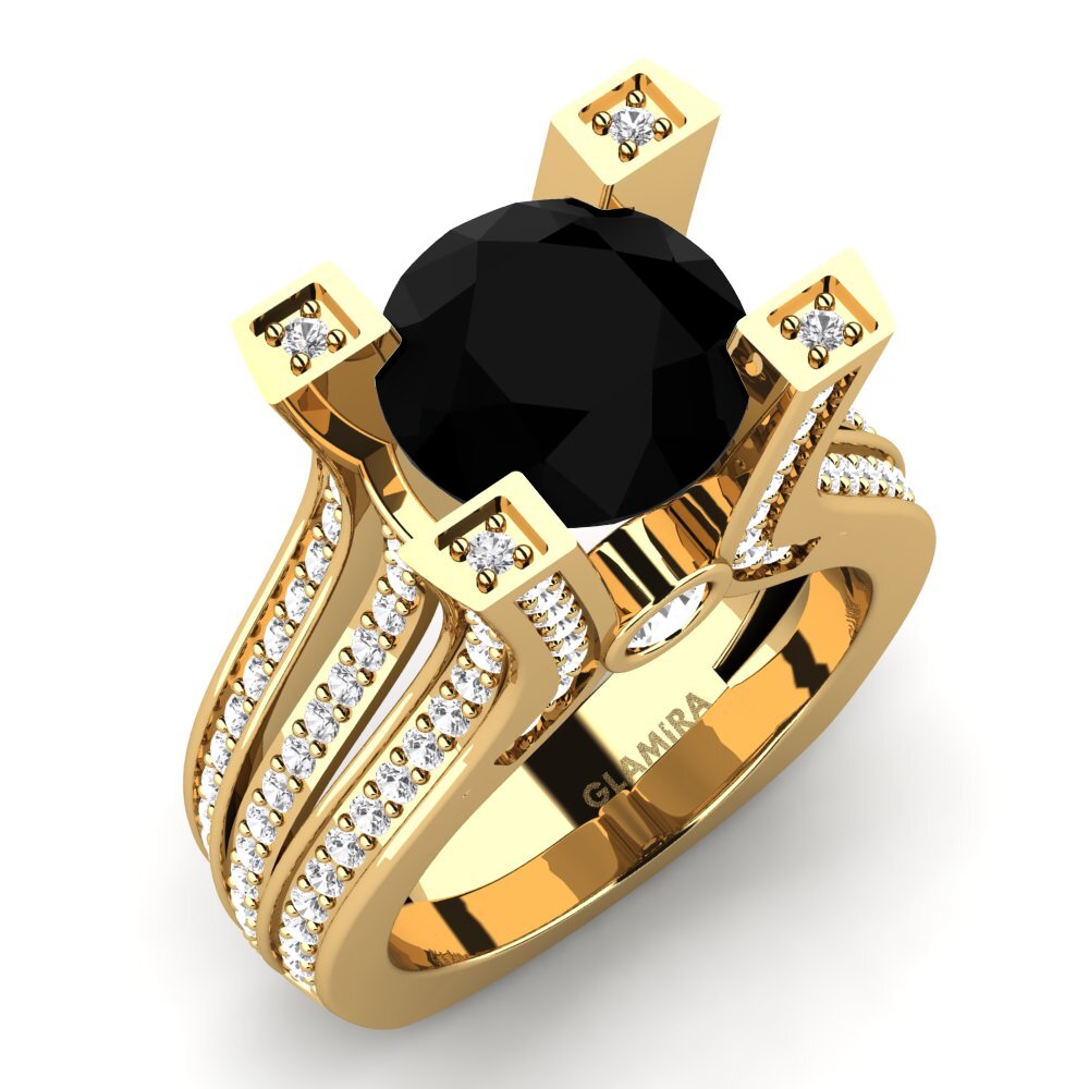 9ct Yellow Gold Engagement Ring Melita