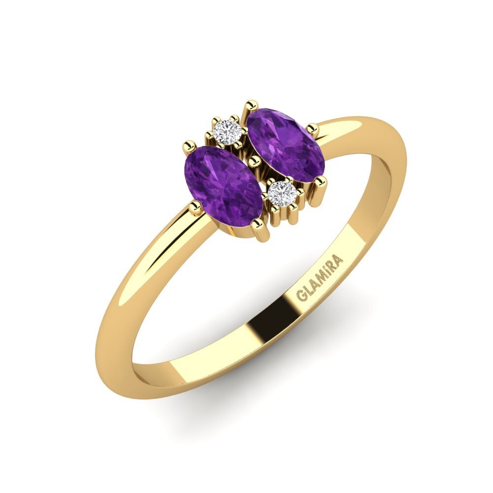 Amethyst Ring Mell