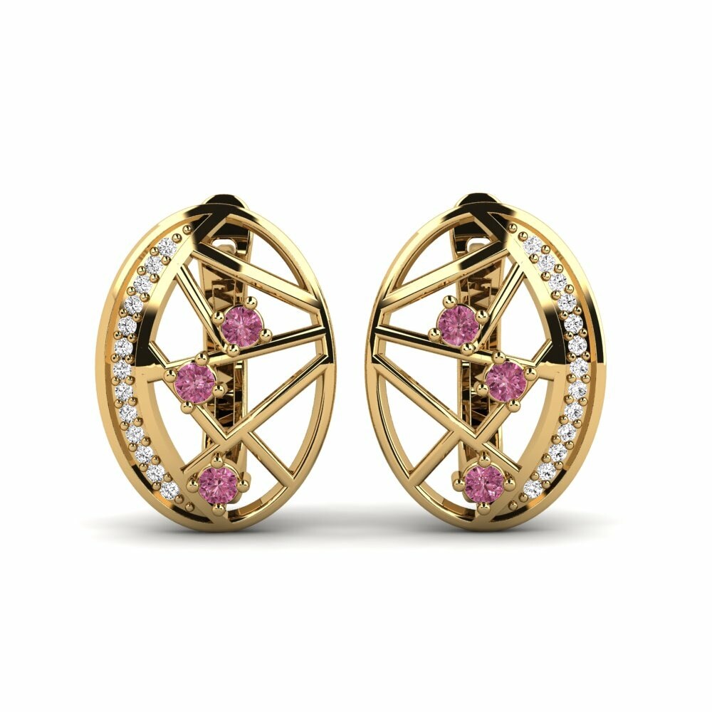 Rhodolite Garnet Women's Earring Melpomene