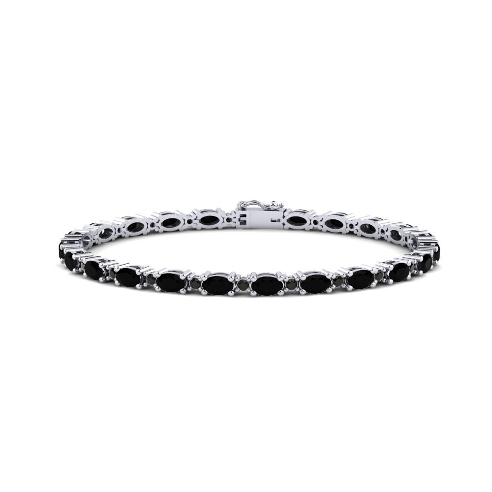 Schwarzer Diamant Damen armband Melva