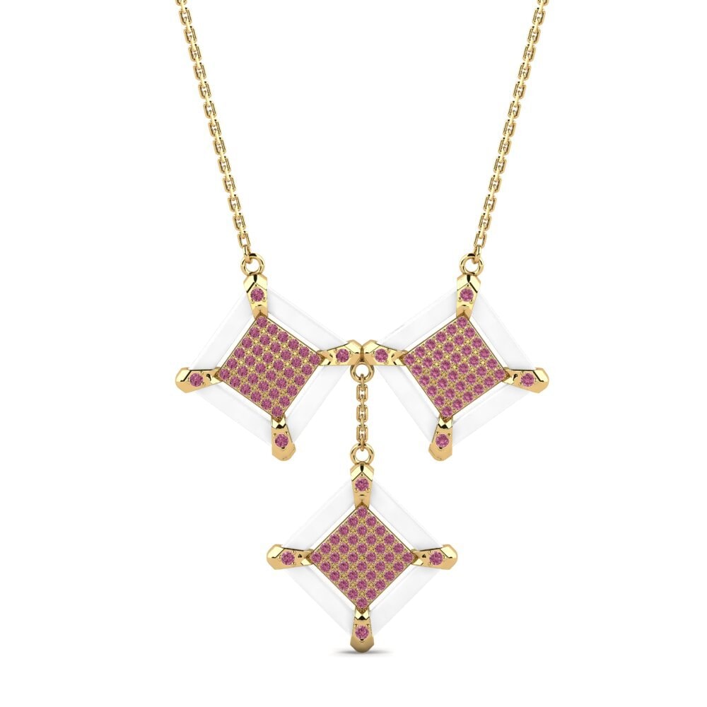 Granate Rhodolite Collar de Mujer Membora