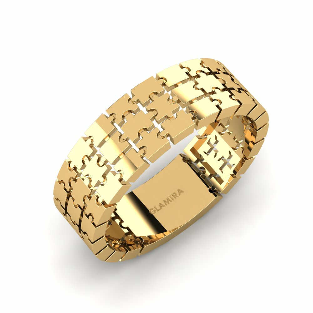 14k Yellow Gold Men's Ring Apirka