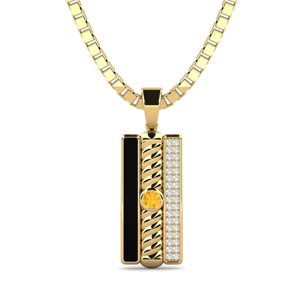 Citrine Men's Pendant Carburora