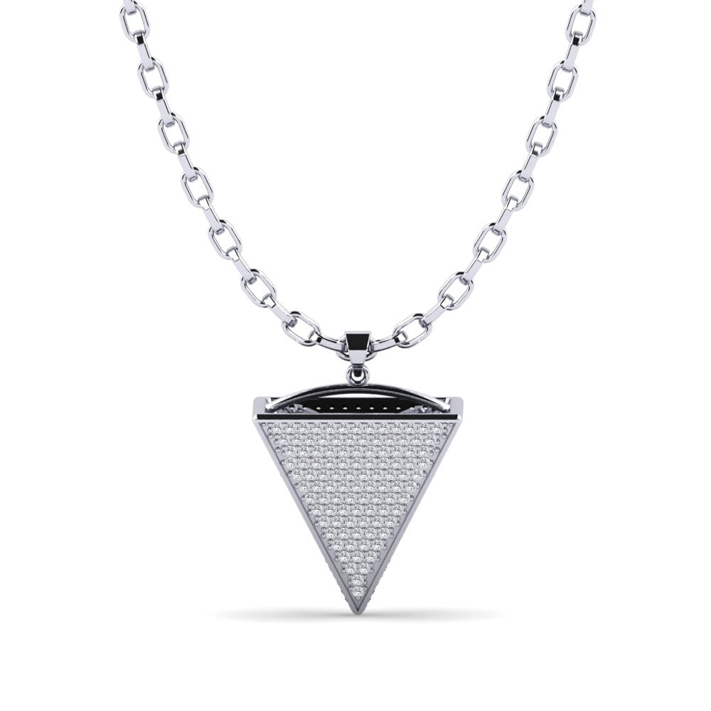 Palladium 950 Diamant Pendentif pour homme Colten
