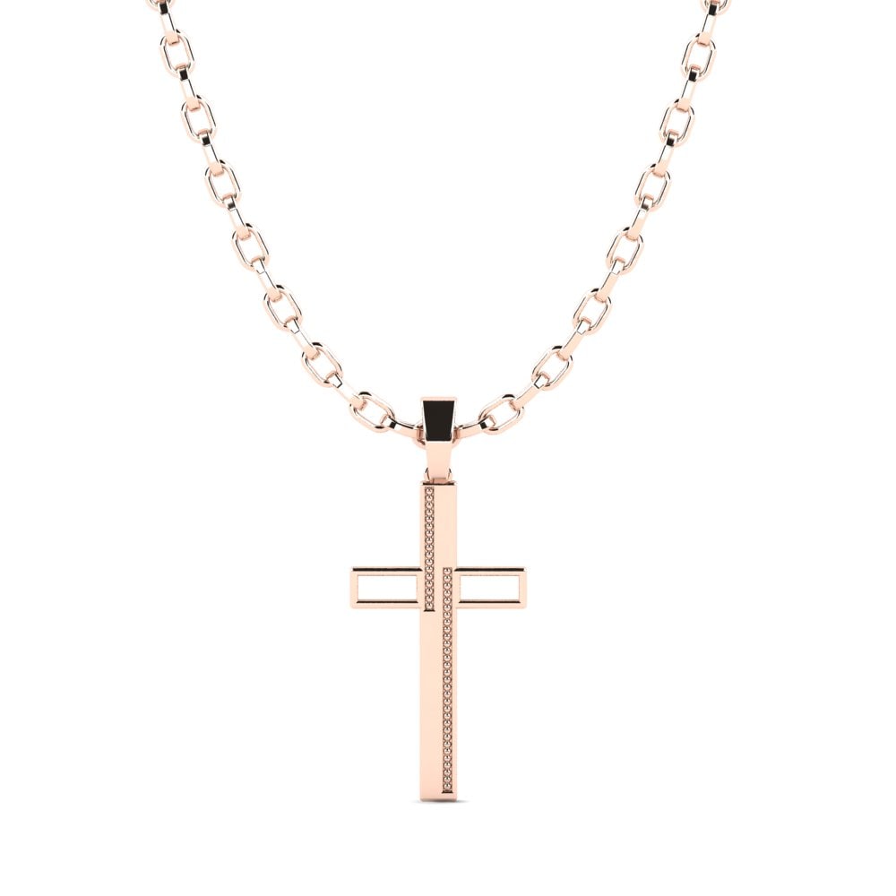 14ct Rose Gold Men's Pendant Dixon