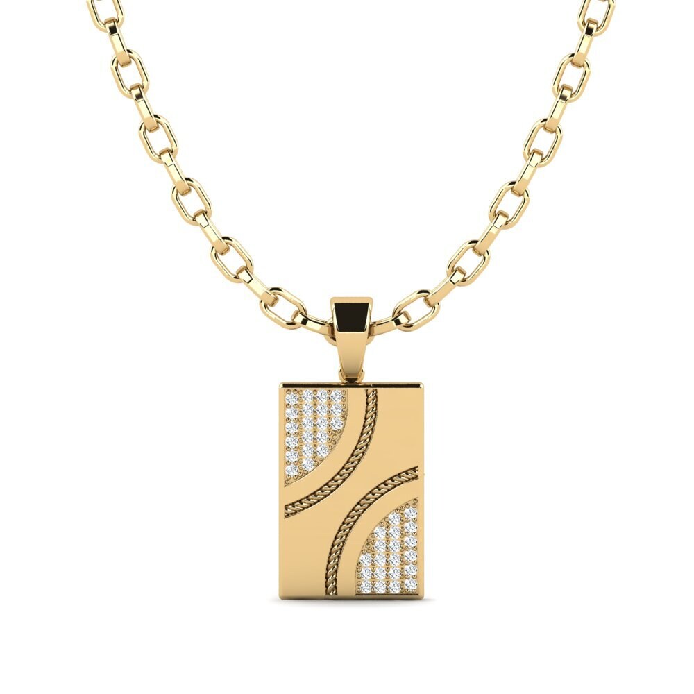 Zircone Pendentif pour homme Floette