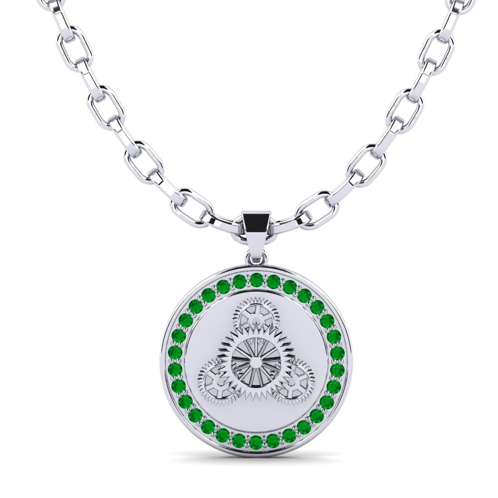 Emerald Men's Pendant Florenciana