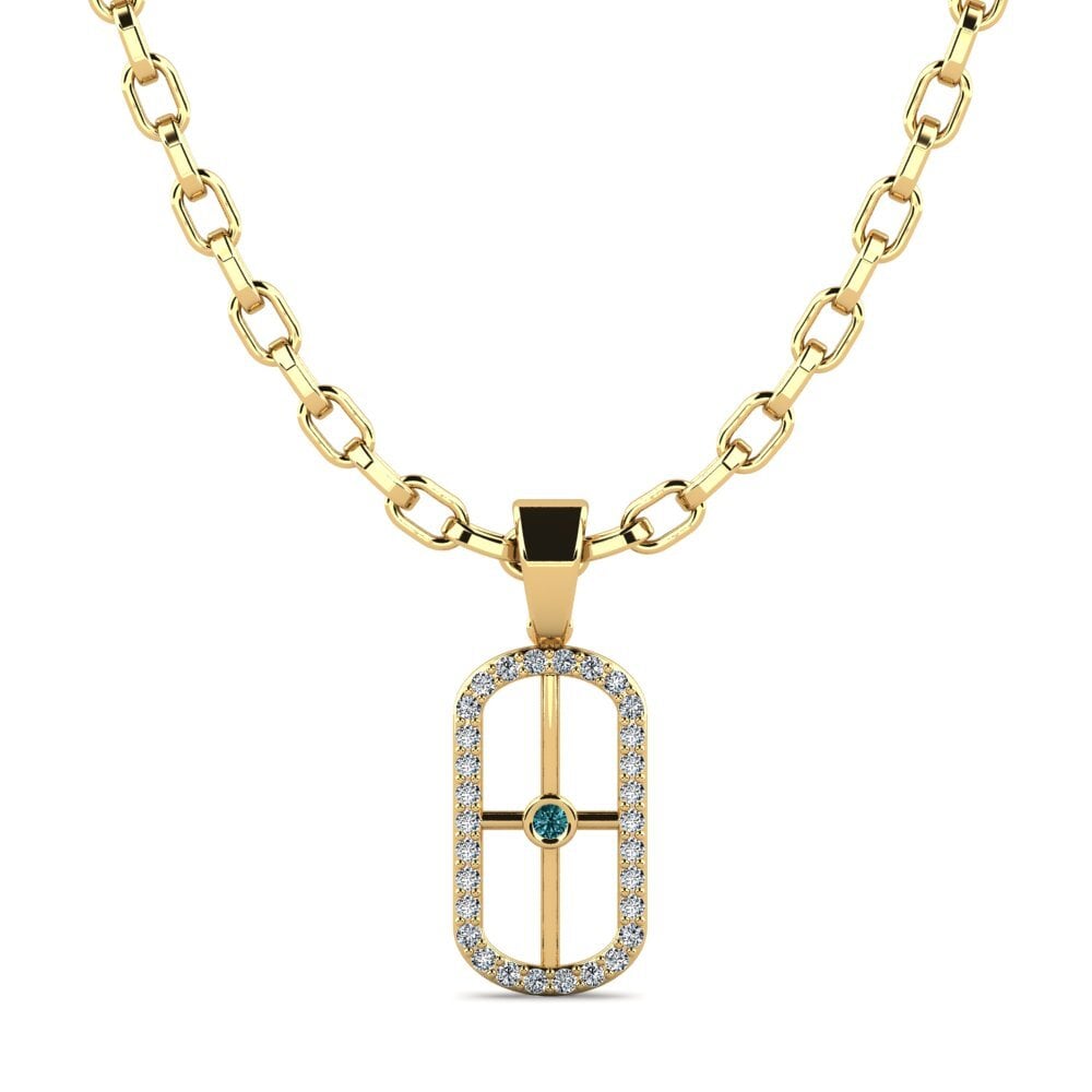 Blue Diamond Men's Pendant Kewells