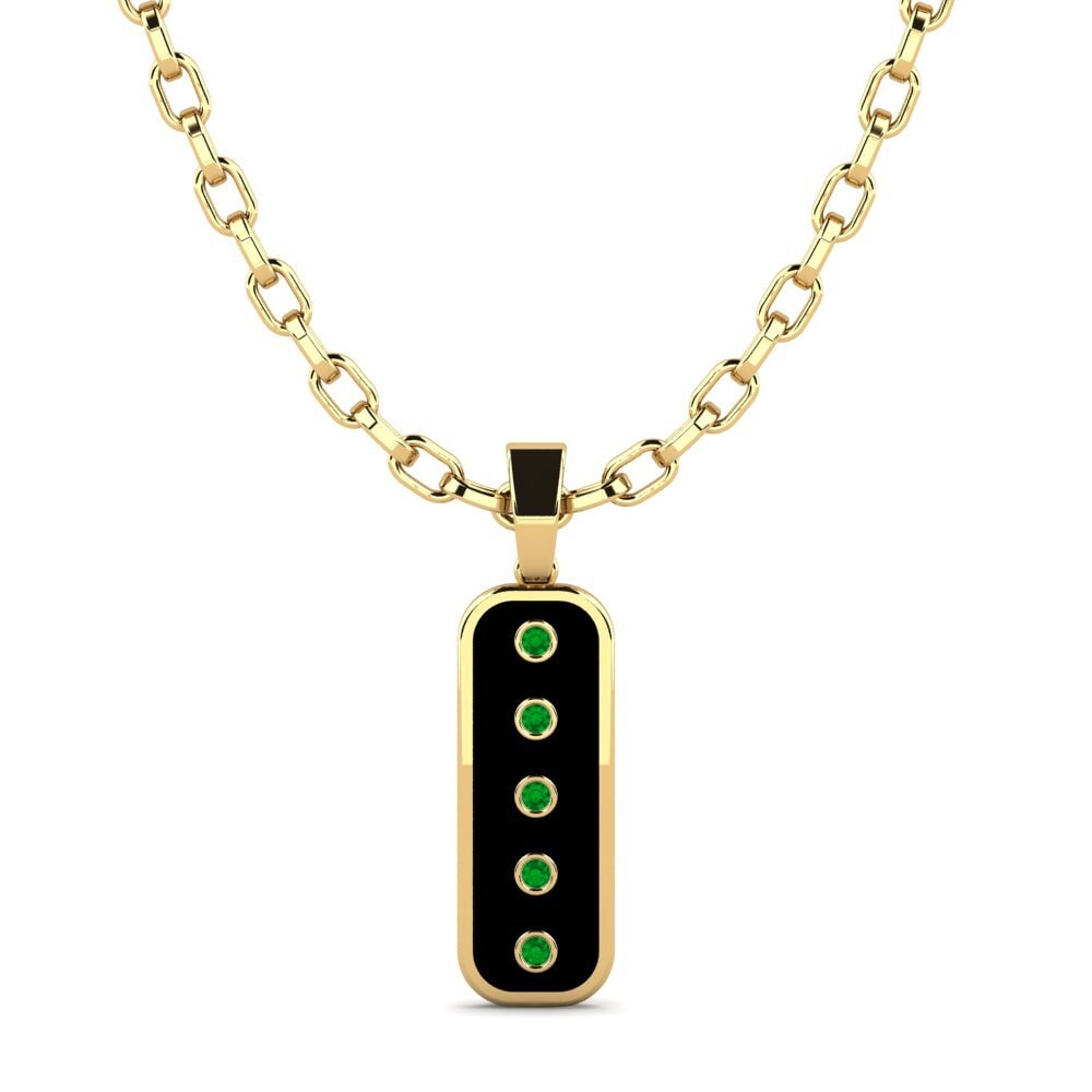 Emerald Men's Pendant Norbert