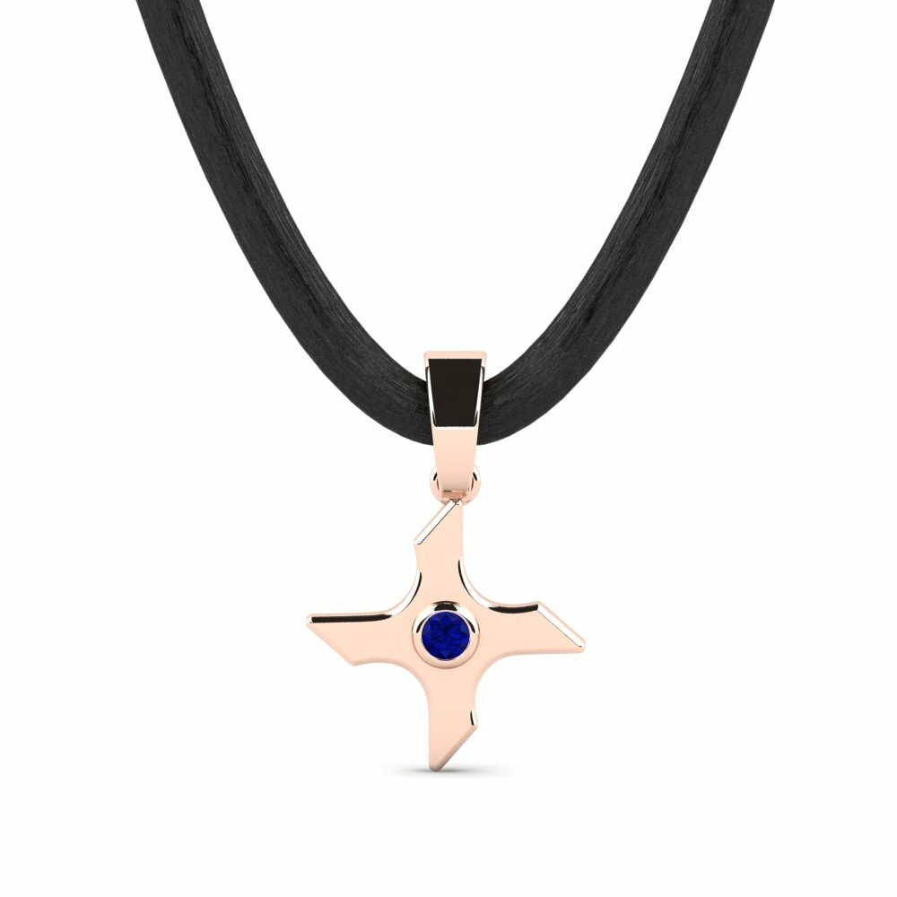 14k Oro Rosa Colgante para hombre Rexxar