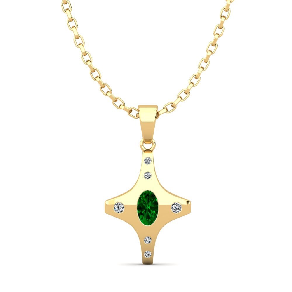 Green Zirconia Men's Pendant Riesa