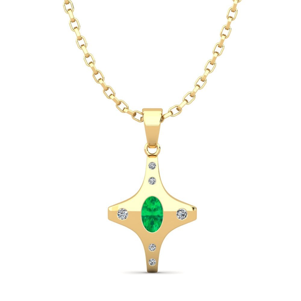 Emerald Men's Pendant Riesa